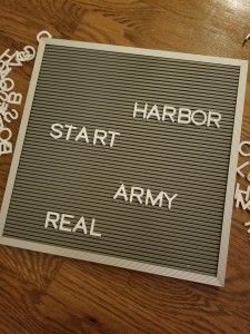 Letter Boards : Target