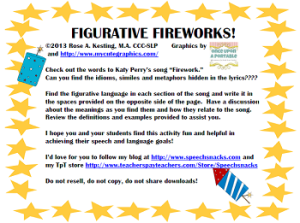 Baby You're a Firework! (figuratively speaking)