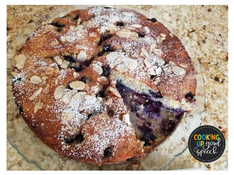 Blueberry Almond Tea Cake